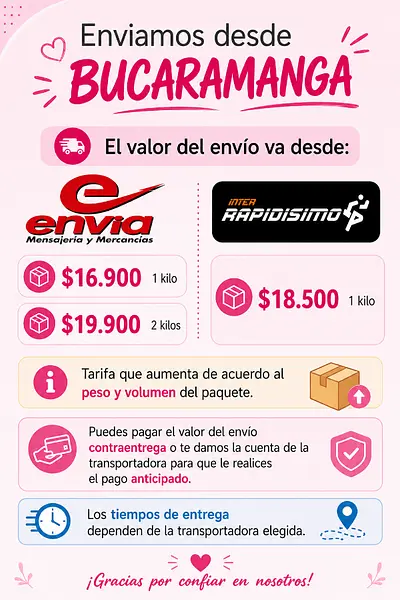 Valor minimo del envio