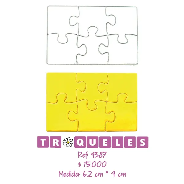 4387 Troquel Mini Rompecabeza