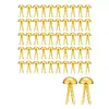 Brads Grandes Dorados * 50 Unidades