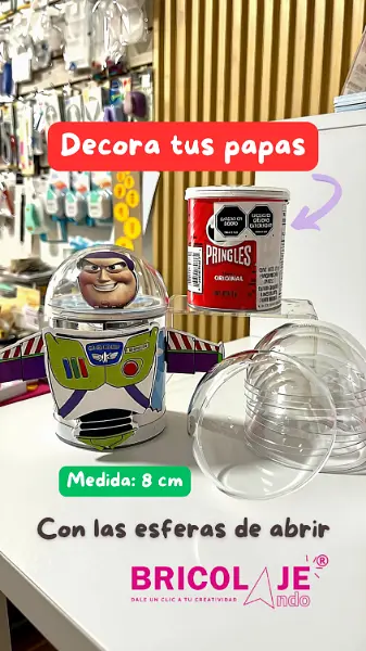 Esferas para papas pringles