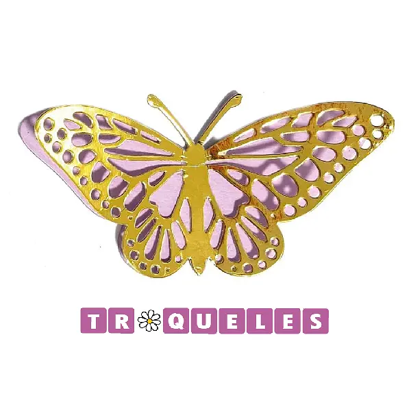 4407 Troquel Mariposa Con Fondo
