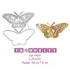 4407 Troquel Mariposa Con Fondo