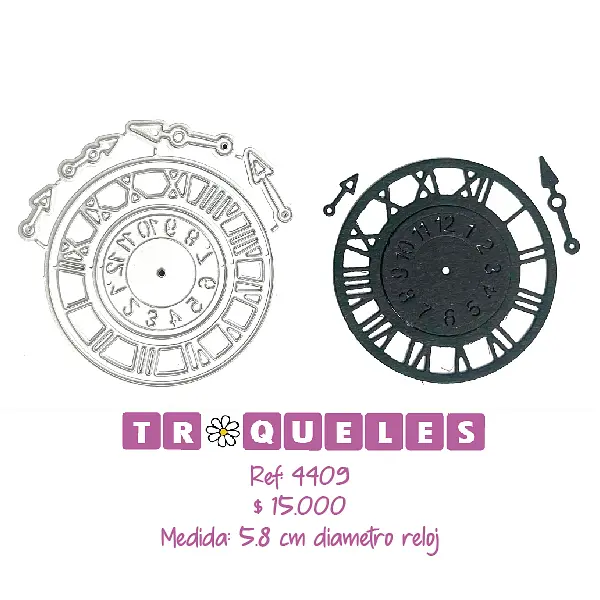 4409 Troquel Reloj