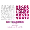 4413 Troquel Abecedario Mayuscula