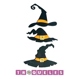 4415 Troquel Sombrero Bruja