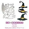 4415 Troquel Sombrero Bruja