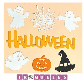 4416 Troquel Halloween Fantasmas