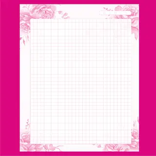 100 Hojas Para Agendas Rosas