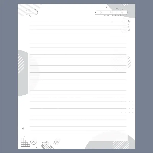 100 Hojas Para Agendas Para Hombre Arte