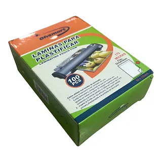 100 Bolsillos Laminacion Tipo Carnet