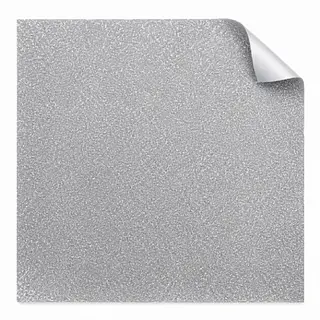 Vinilo Textil Pu Glitter Plateado