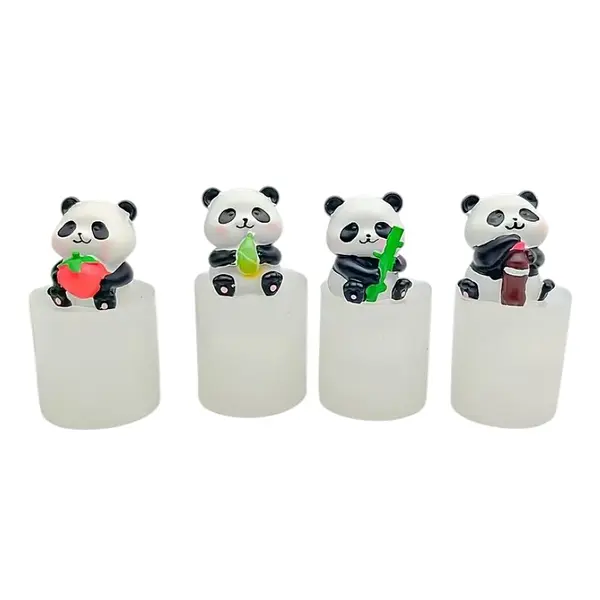 Molde Mini Osos Pandas * 4 Unidades