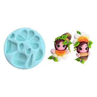 Molde Silicona Niña Matera