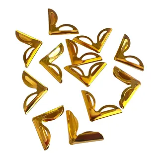 Esquinero Dorado Calado * 12 Pz