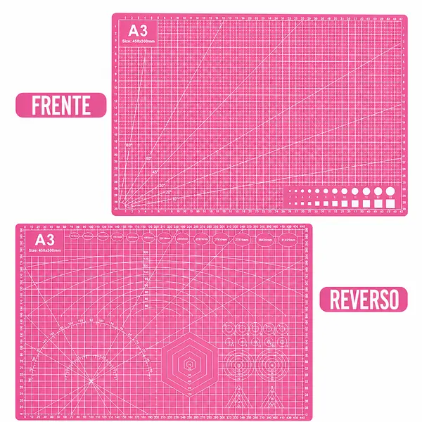 Tapete A3 Rosado