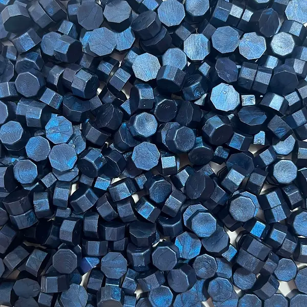 Cuentas De Lacre Azul Navy * 390 Pz