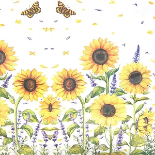 Servilleta Decorativa Girasoles Varios