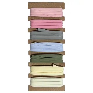 Kit #14 Elástico Colores Pasteles