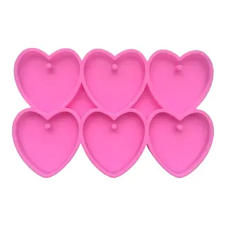 Molde Silicona Corazones