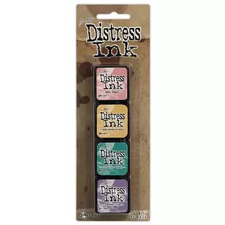 Tintas Mini Distress Ink Pad Kit #4