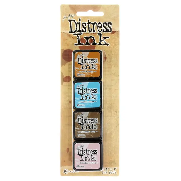 Tintas Mini Distress Ink Pad Kit #6