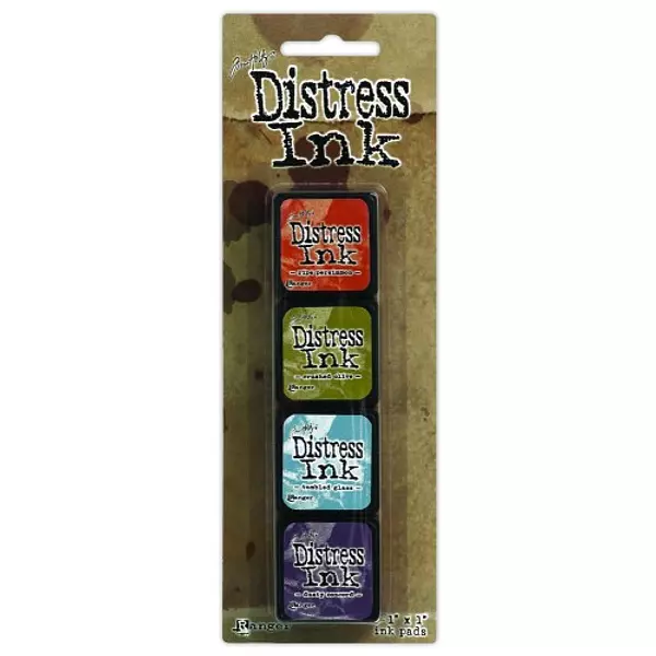 Tintas Mini Distress Ink Pad Kit #8