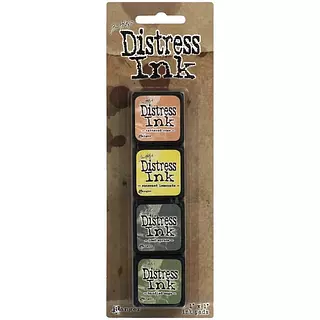 Tintas Mini Distress Ink Pad Kit #10