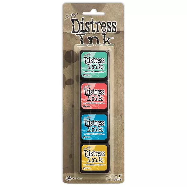 Tintas Mini Distress Ink Pad Kit #13