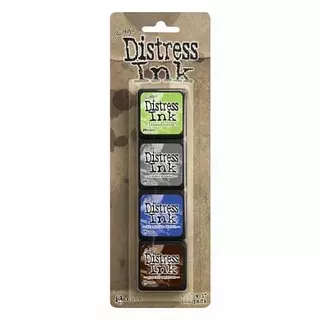 Tintas Mini Distress Ink Pad Kit #14