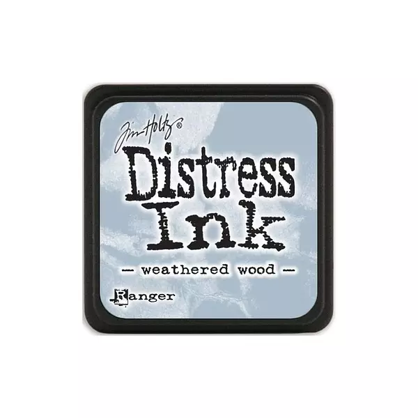 Tinta Mini Distress Ink Weathered Wood