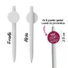 12 Lapiceros Para Personalizar Con Sticker