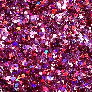 Bolsa Escarcha Crystal Lazer Lila