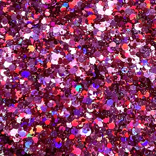 Bolsa Escarcha Crystal Lazer Lila