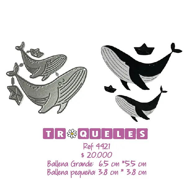 4421 Troquel Ballenitas