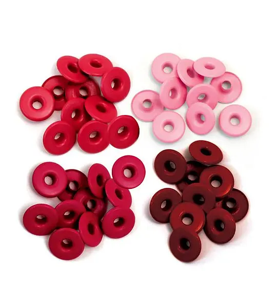 Eyelets Rojo Ancho 40 Pz (Descontinuado)