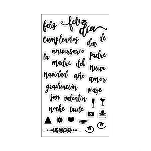 Sellos Frases Español Sizzix