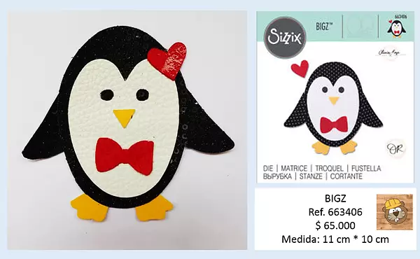 Troquel Bigz Pinguino