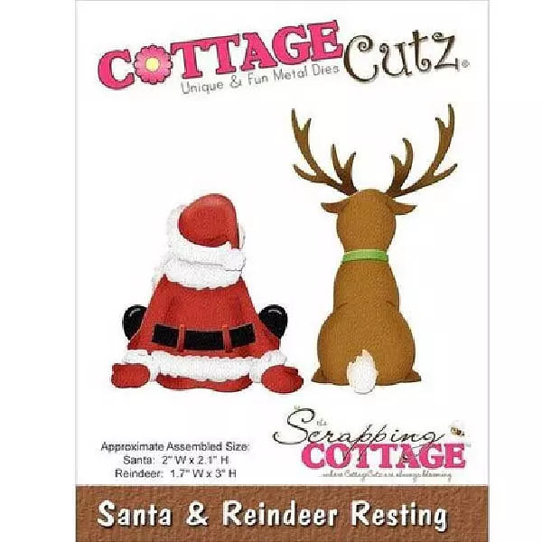 Troquel Cottage Cutz Santa y Reno Cc-059