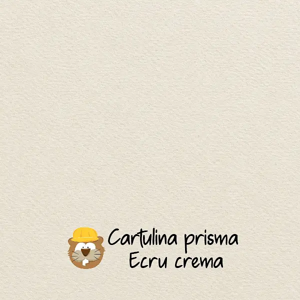 10 Hojas Cartulina Prisma Ecru Crema (220 Gr)