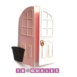 3538 Troquel Puerta Con Matera