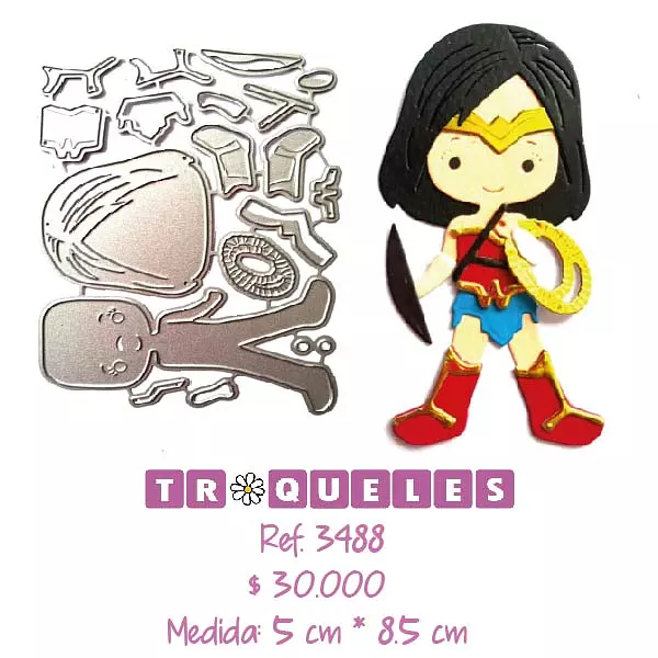 3488 Troquel Mujer Maravilla