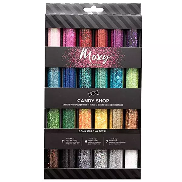 Juego de Glitter de Frascos 24 Pz Moxy