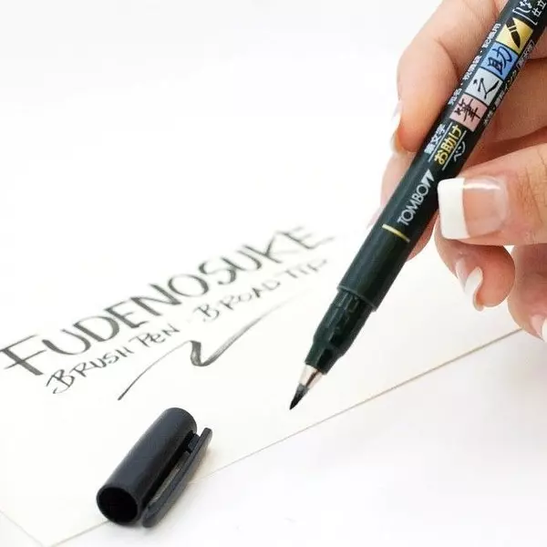 Marcador Fudenosuke Punta Blanda Tombow