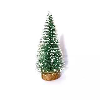 Arbol de Navidad Verde con Nieve 9.5 Cm
