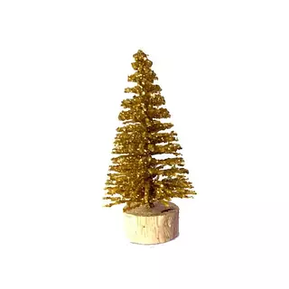 Arbol de Navidad Dorado 4.5 Cm