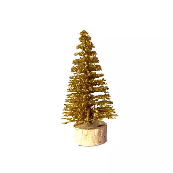 Arbol de Navidad Dorado 4.5 Cm