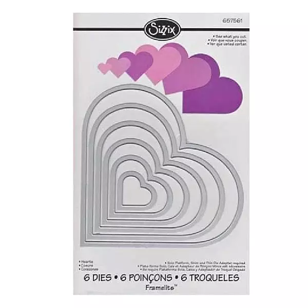 Troquel Corazones Sizzix