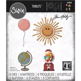 Troquel Thinlits Globo, Sol y Mundo 663868