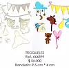 Troquel Thinlits Animalitos de Cuna