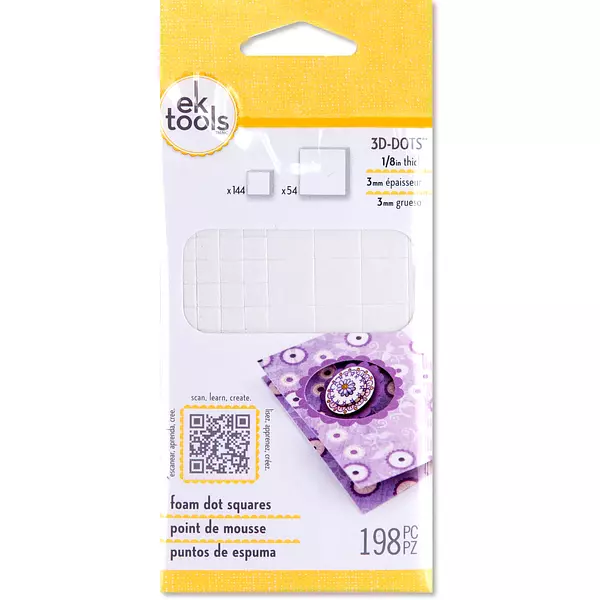 Foam Dots Cuadrados * 198 Pz